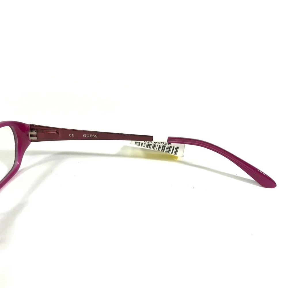 Guess Eyeglasses Frames GU2203 BU Red Purple Rectangular Cat Eye 51-15-135